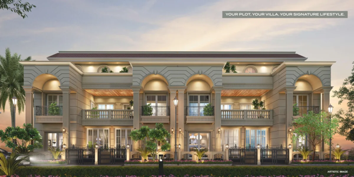 Modern luxury villa exterior visual